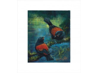 Morning Bellbirds- Fridge Magnet